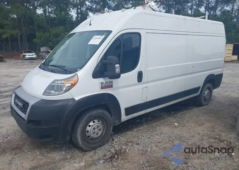 2019 Ram Promaster 2500 High Roof 159 Wb from USA, damaged, VIN 3C6TRVDG4KE541383